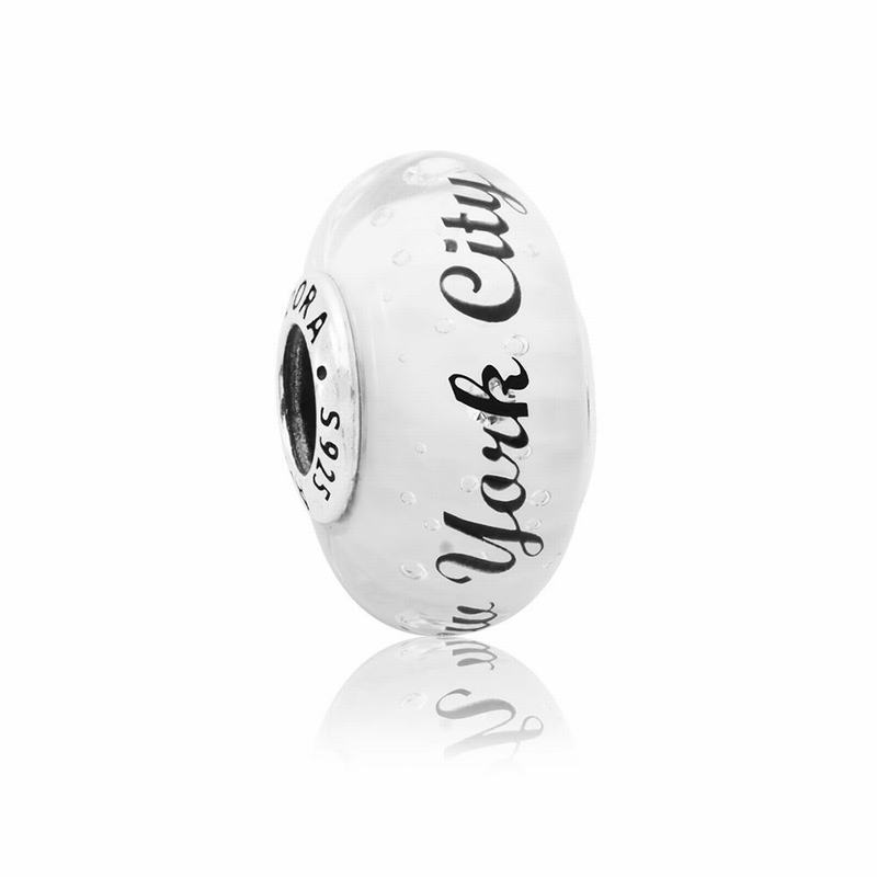 Pandora New York City Murano Charm Silver Egypt VQ3879241
